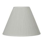 Lamp Shade Mushroom Soft Pleat Parchment 6x12x9